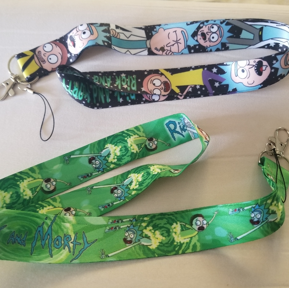 Lot of 2 - RICK & MORTY LANYARD